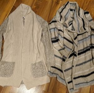 Lot of long sweaters